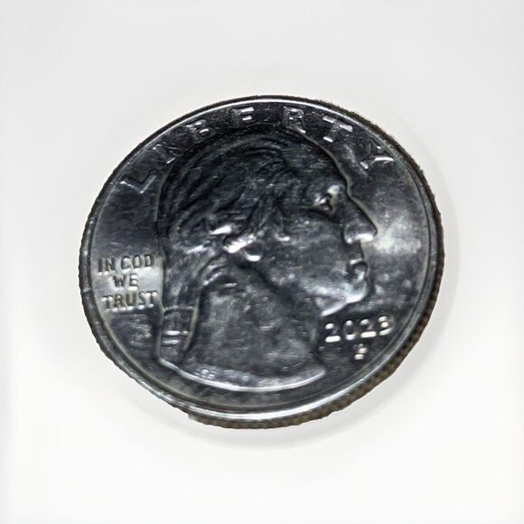 ERROR - 2023 P - Jovita Idar Quarter Error Coin  "IN COD WE TRUST" Rare - Picture 1 of 2